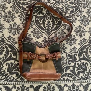 BOC Crossbody tan/brown/dark grey
